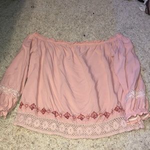 long off the shoulder top